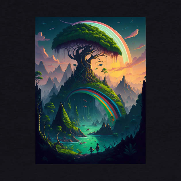 Fantasy Rainbow World by Fanbros_art